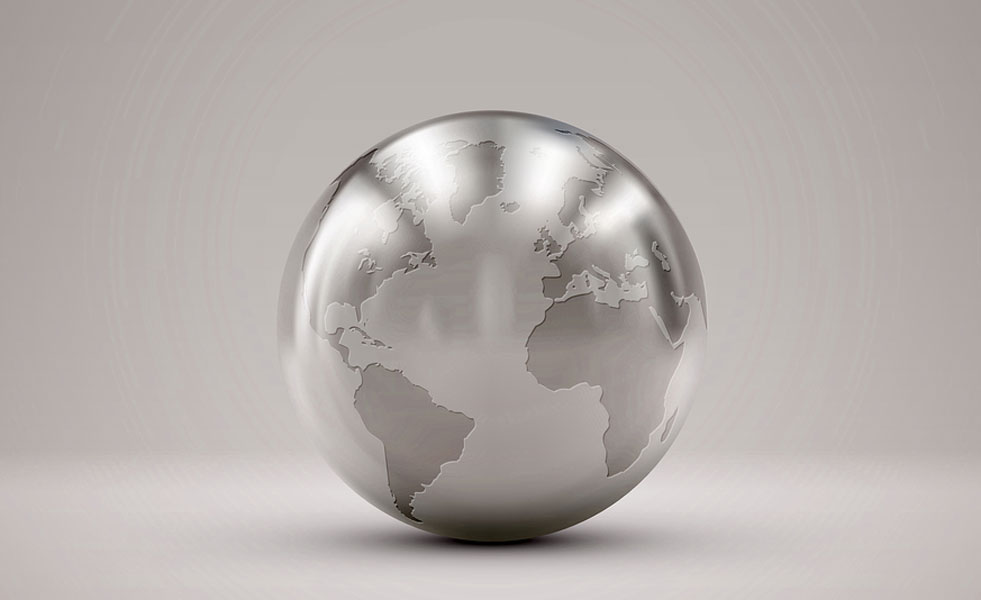 metal globe